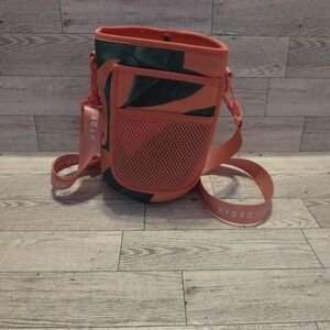 HydroJug Neoprene Sleeve Tropical Leaf‎ Coral Pink Holder Insulated Water Bottle